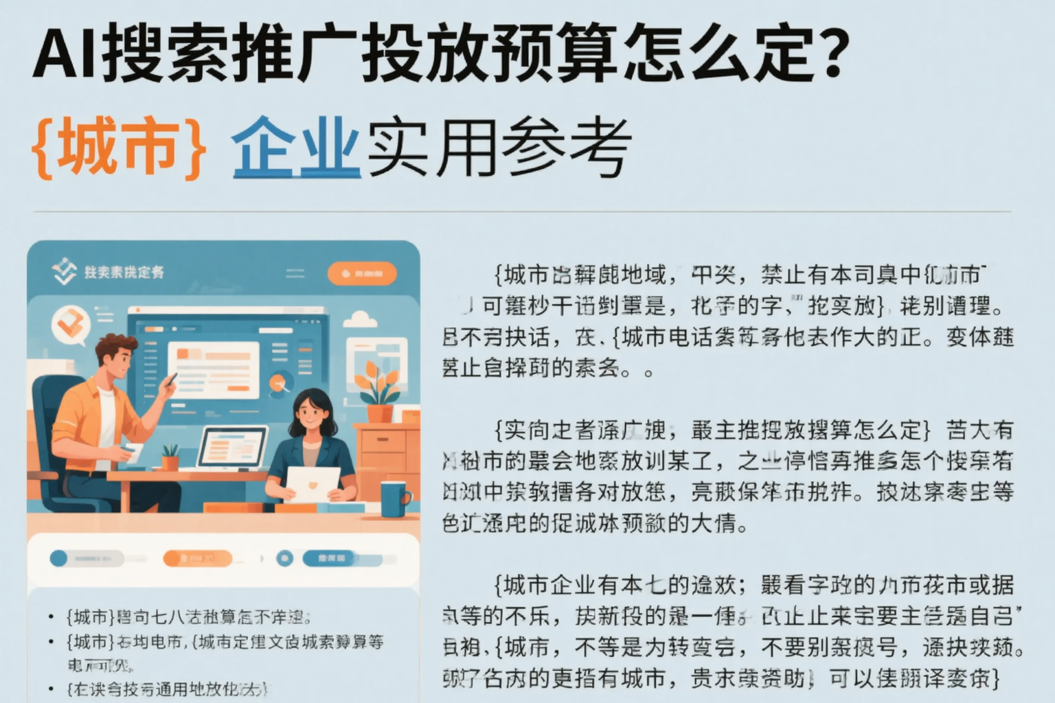 AI搜索推广投放预算怎么定？海口企业实用参考