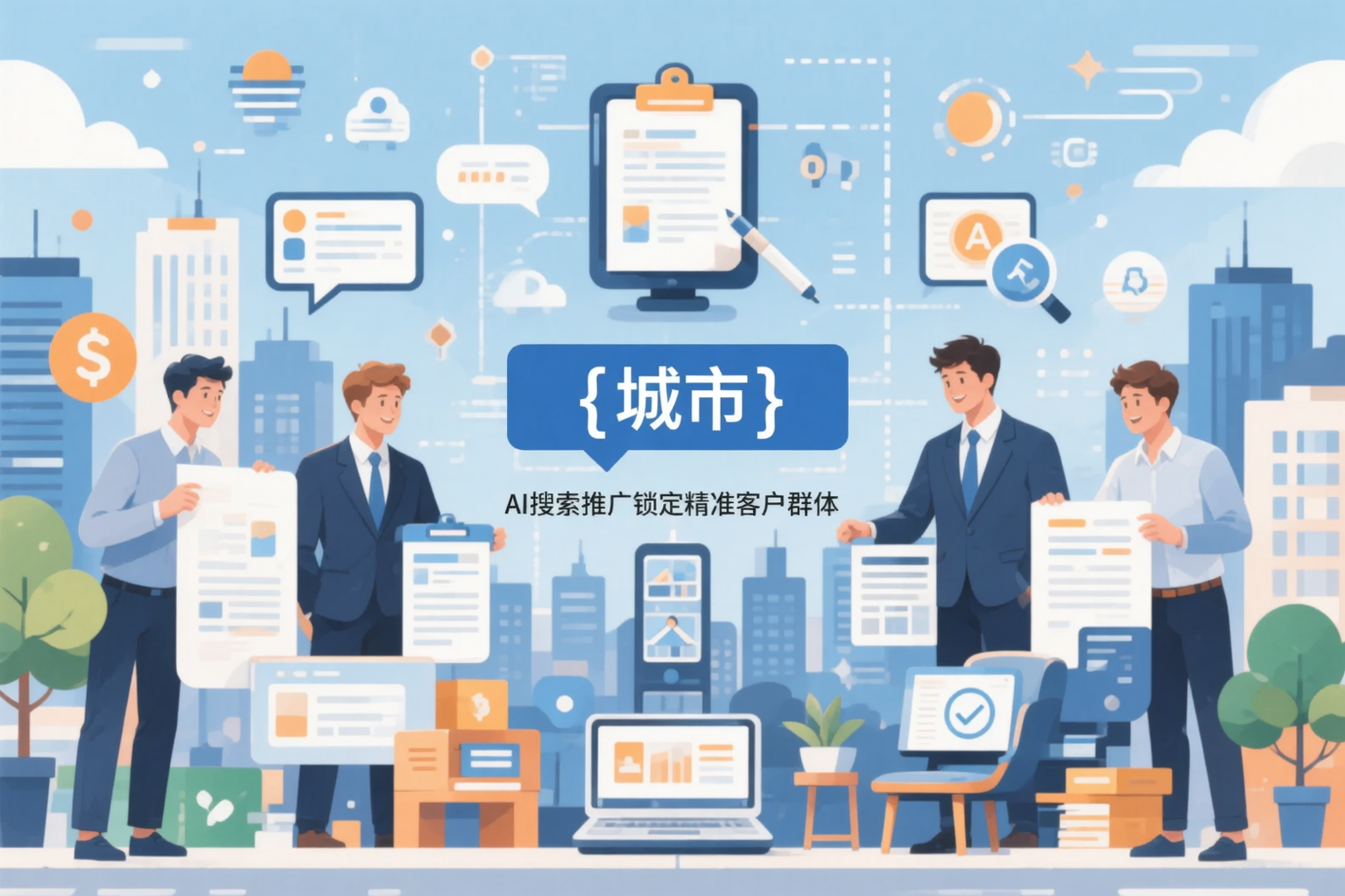 海口公司如何用AI搜索推广锁定精准客户群体