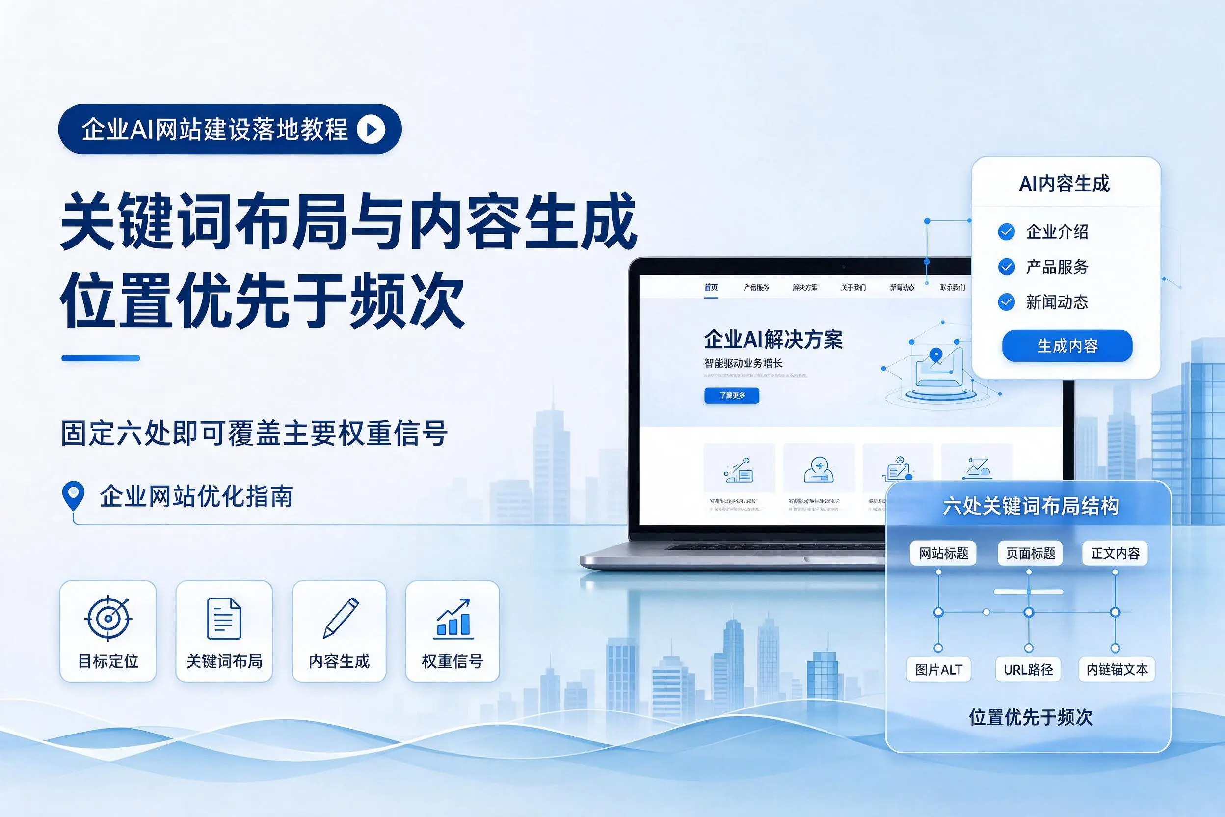 海口企业AI网站建设落地教程：关键词布局与内容生成