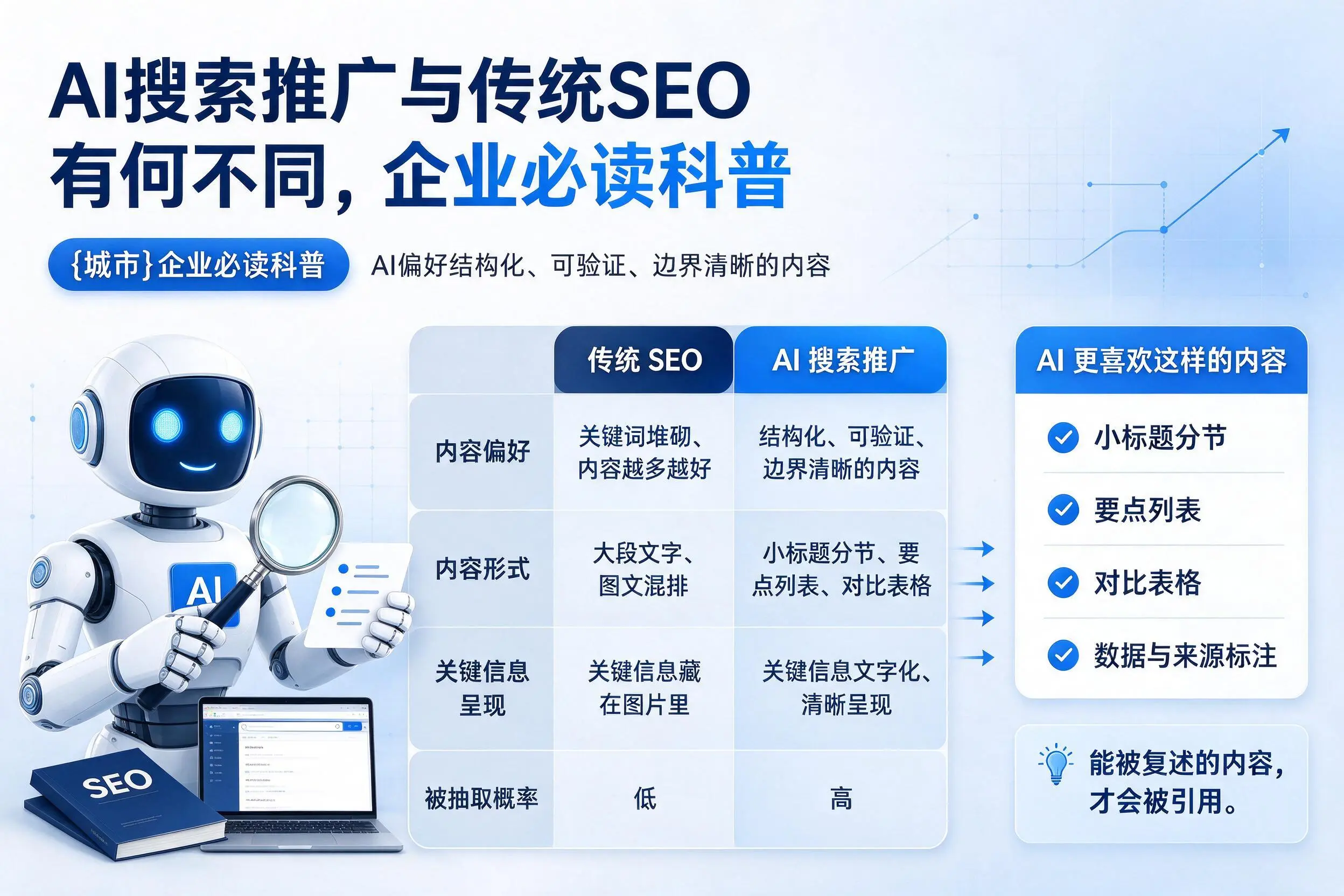 AI搜索推广与传统SEO有何不同,海口企业必读科普